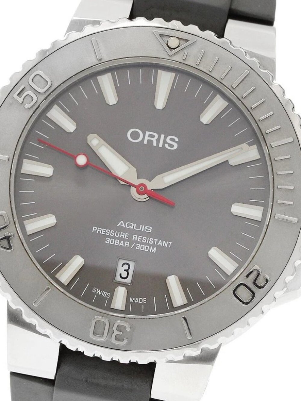 ORIS Aquis Date Relief 01 733 7730 4153-07 gray Dial Automatic Men's_967958
